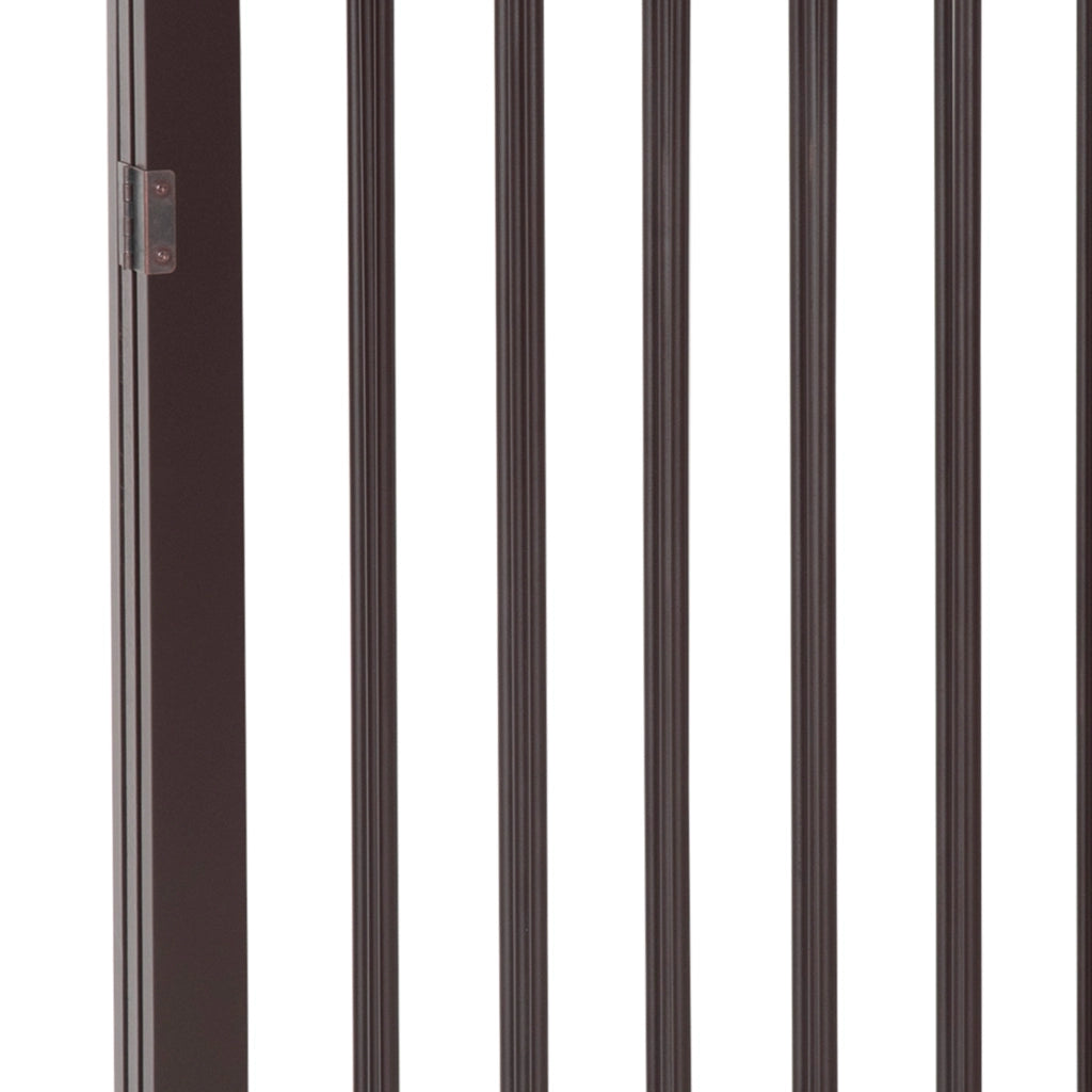 Barriera di Sicurezza Pieghevole 3 Pannelli ¨C Minimal ¨C 160x76 cm Grigio Scuro