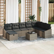 Set di divani con cuscino 8 pcs polyrattan