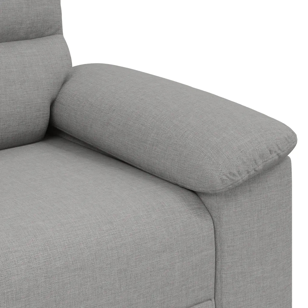 Divano a 2 Posti Grigio Nuvola 180x81x84 cm in Tessuto 4105315