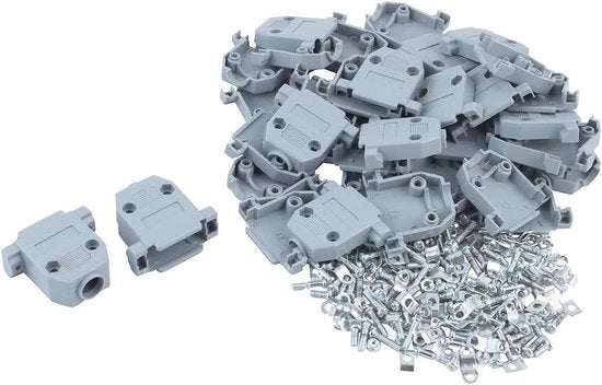 Copertura in plastica per connettore D Sub DB15 15Pin - Protezione - Connettore - Grigio