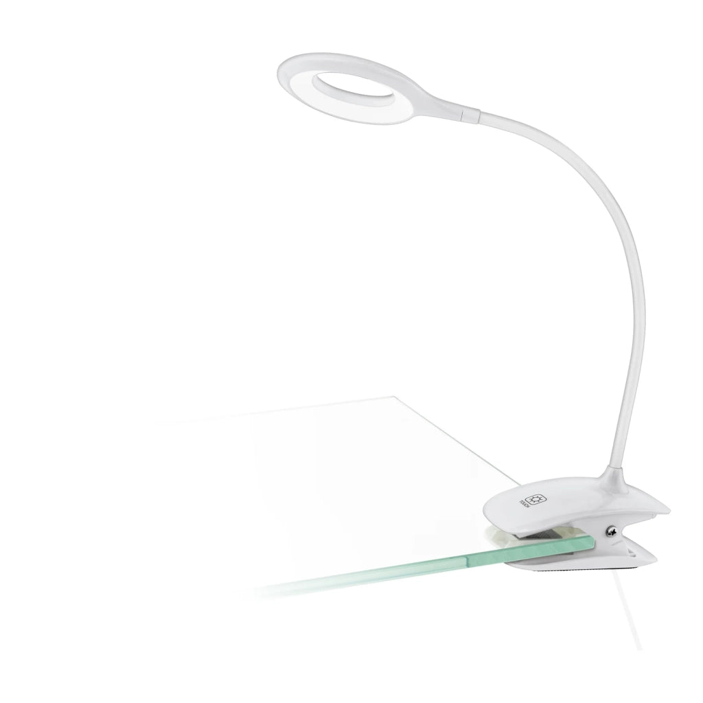 Lampada Scrivania Moderna Cabado Plastiche Bianche Led 3,2W 300Lm Ip20
