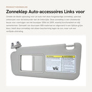 Schiaccianti solari auto - ABS - Sinistro - Codice articolo 74320-42501-B2 - Adatto per 2006-2009 - Schiacciansole sinistro