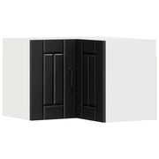 Pensile da cucina | Mobile angolare per parete LUCCA Nero 57 x 57 x 40 cm