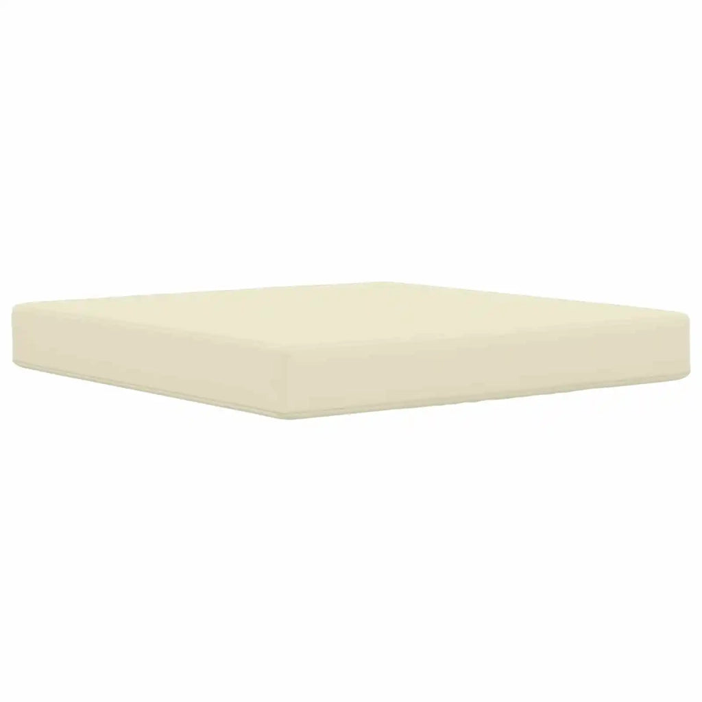 Cuscino per divano da esterno 3 pz | Cuscini per sedie Crema Poliestere