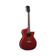 Chitarra acustica eko 06217324 nxt a100ce see through red