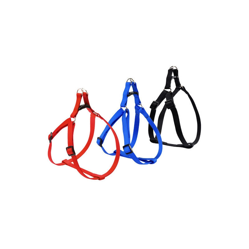 Pettorina Camon Flash blu mm 15 – Nylon resistente – Doppia regolazione per cani piccoli