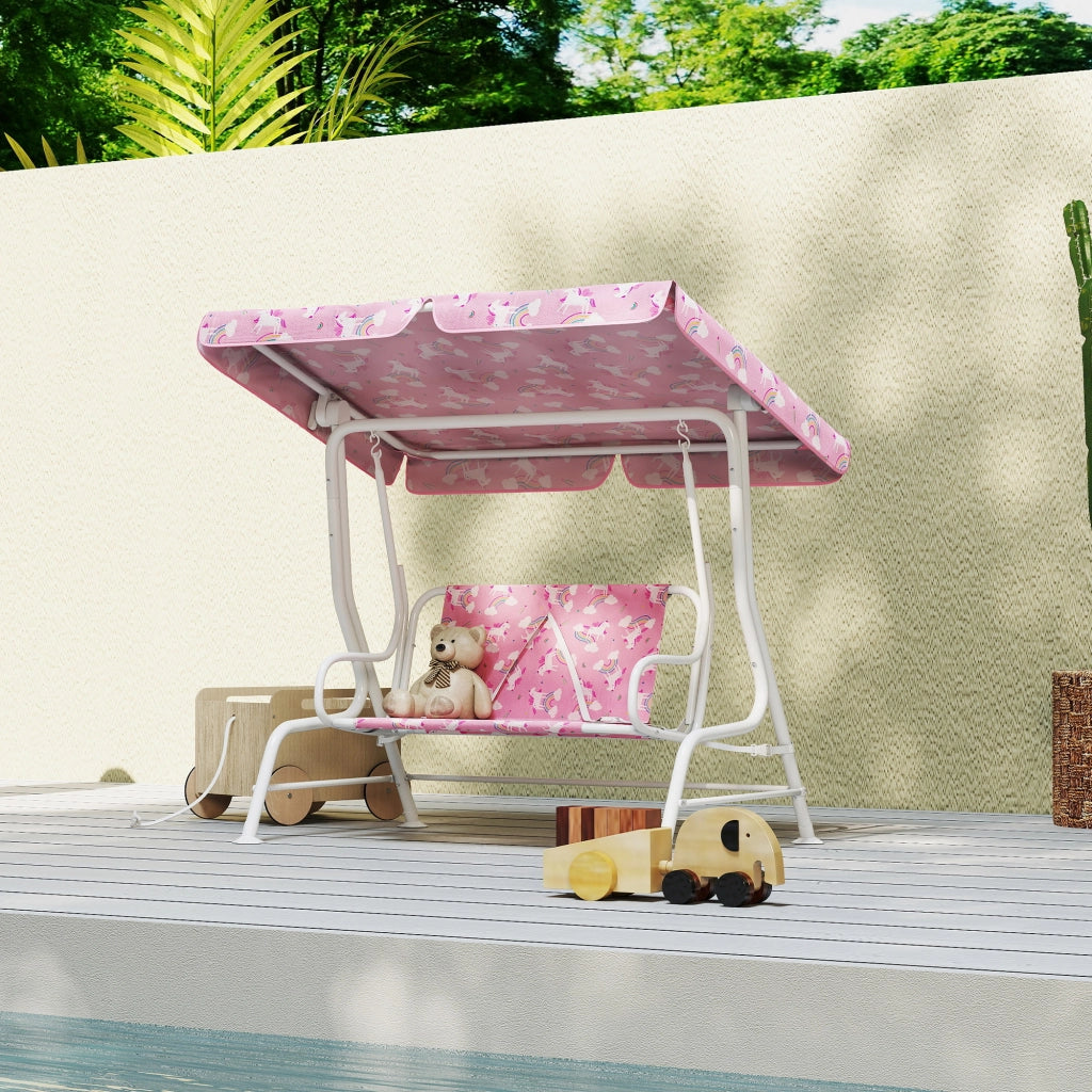 Altalena per bambini 2 posti ¨C Minimal ¨C rosa