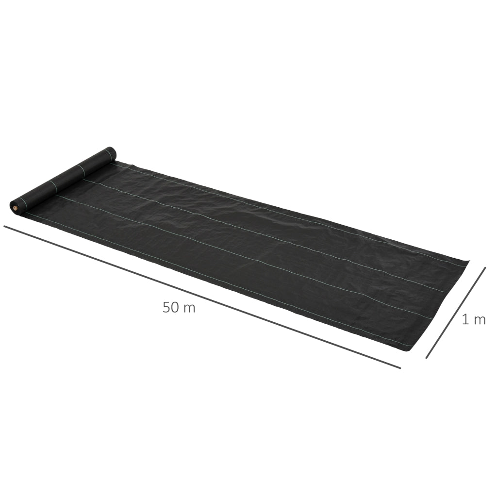 Tessuto Non Tessuto Antialga 1x50 m ¨C Minimal ¨C Nero 100 g/m2