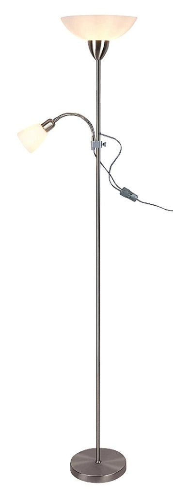 Lampada da terra Rabalux Diana 4067 cromata E27+E14