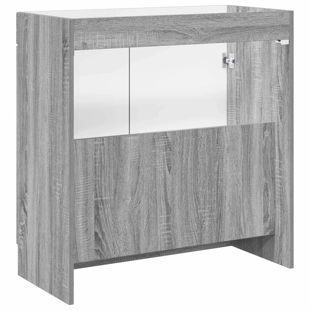 Mobiletto da bagno sotto il lavello Sonoma grigio 890080