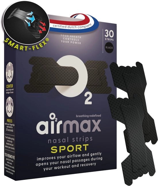 Strisce Antisnurk Extra Resistenti - 30 Pezzi - Adesivi Nasali - Sport - Miglioramento della Respirazione - Senza Latex - Strisce Respiratorie