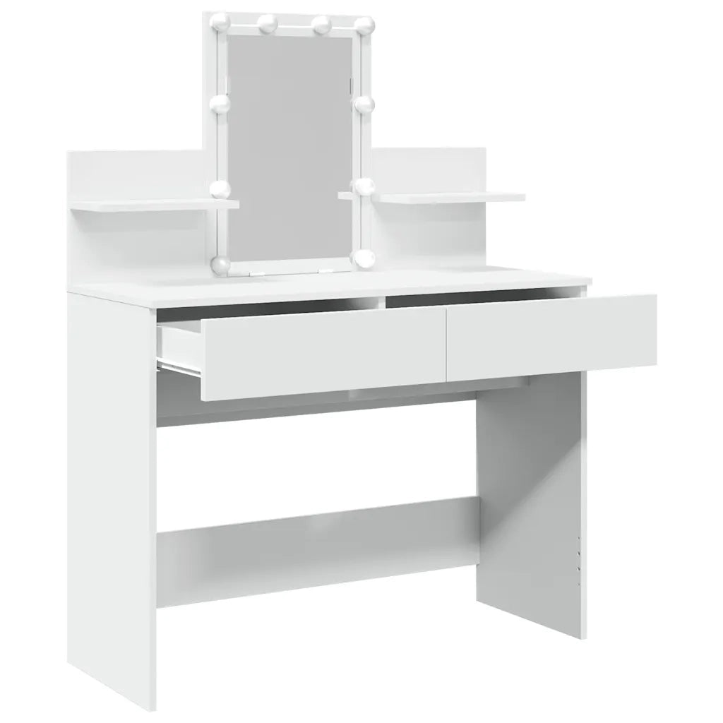 Toeletta con LED Bianco 100x40x130 cm 848199