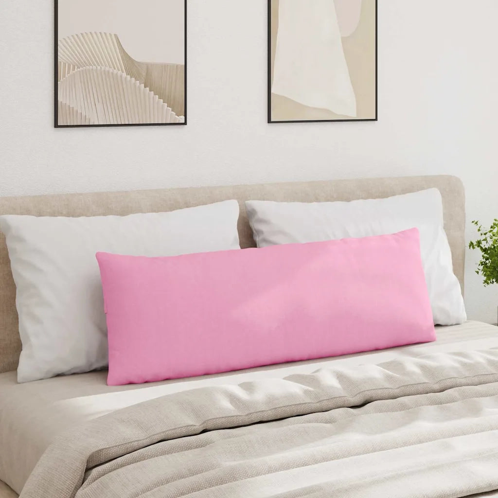 Cuscini da Divano 2 pz | Cuscini per sedie Rosa 120 x 40 cm Tessuto
