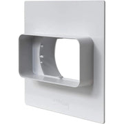 First da 100 a 120x60mm placca per passaggio a muro per tubi aerazione cappa