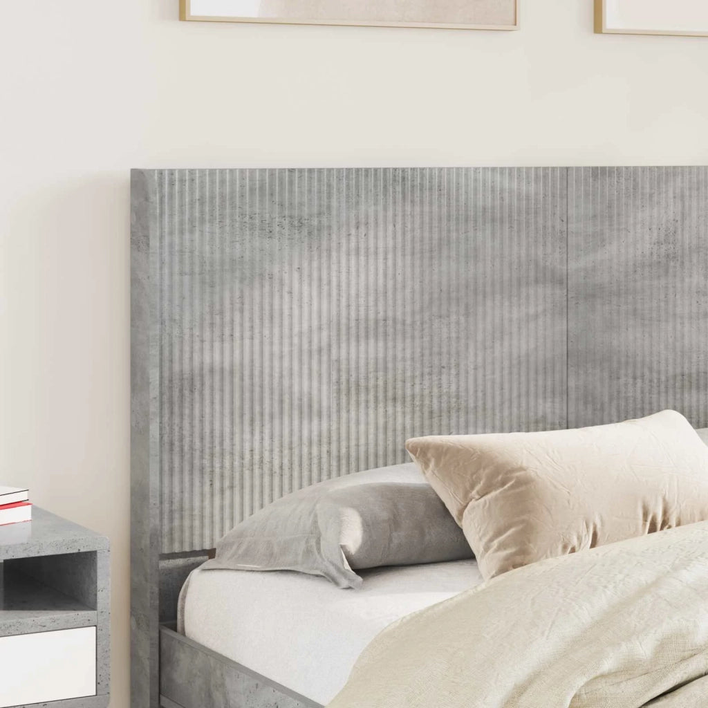 Struttura del letto con stoccaggio e testata-Giroletto con contenitore Grigio Cemento 777881
