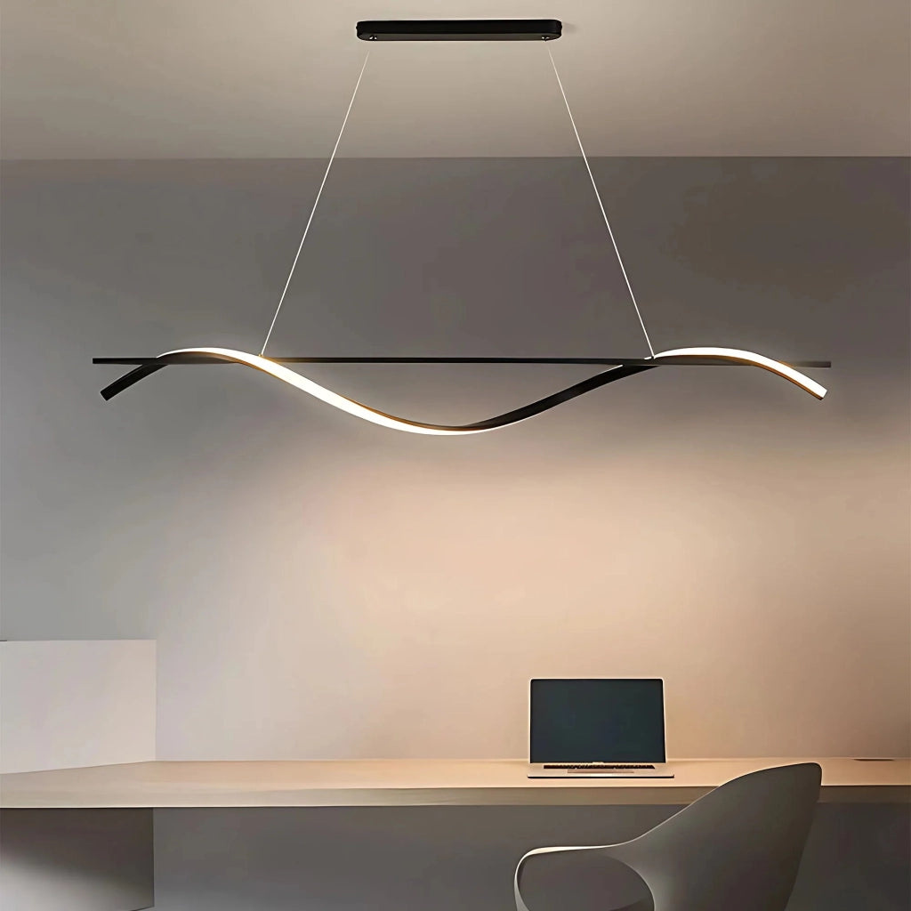 Lampada A Sospensione Lhj019-cp 120 Cm Nero