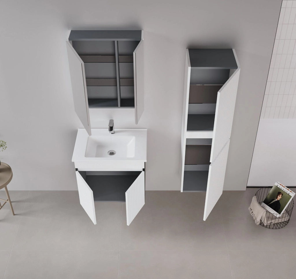 Mobile da bagno "Tivoli 40" - cm - Bianco opaco