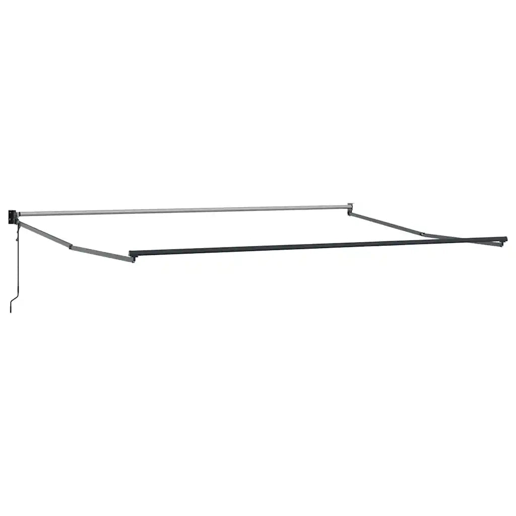 Tenda da Sole Antracite 5 x 3 m Metallo 362035