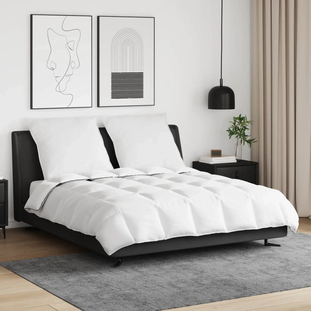 Duvet Invernale con cuscino 3 pcs Bianco Piuma d'anatra 3376885