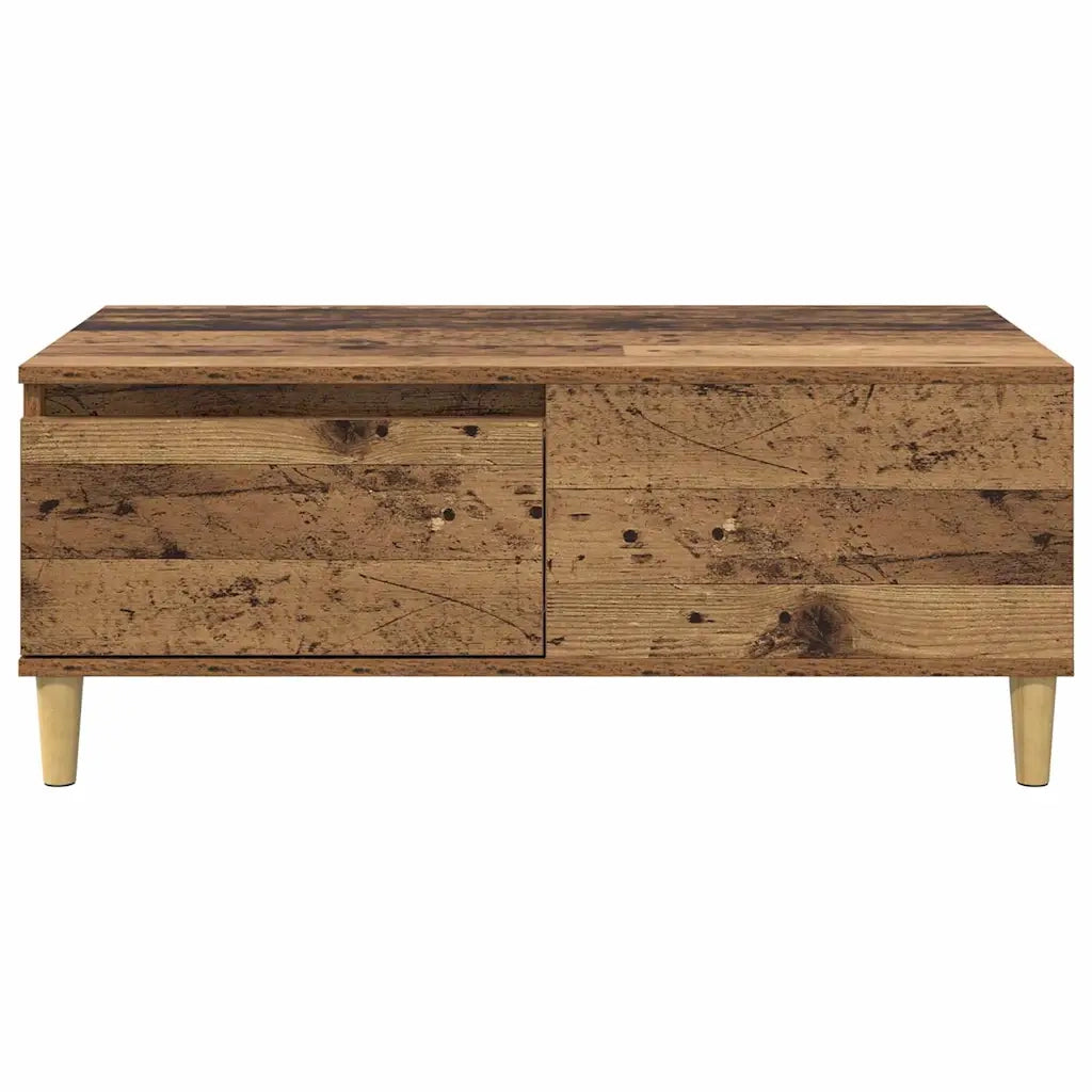 Tavolino da salotto | Tavolino da caff¨¨ | Tavolino da Soggiorno con cassetto Legno vecchio 90 x 50 x 35 cm