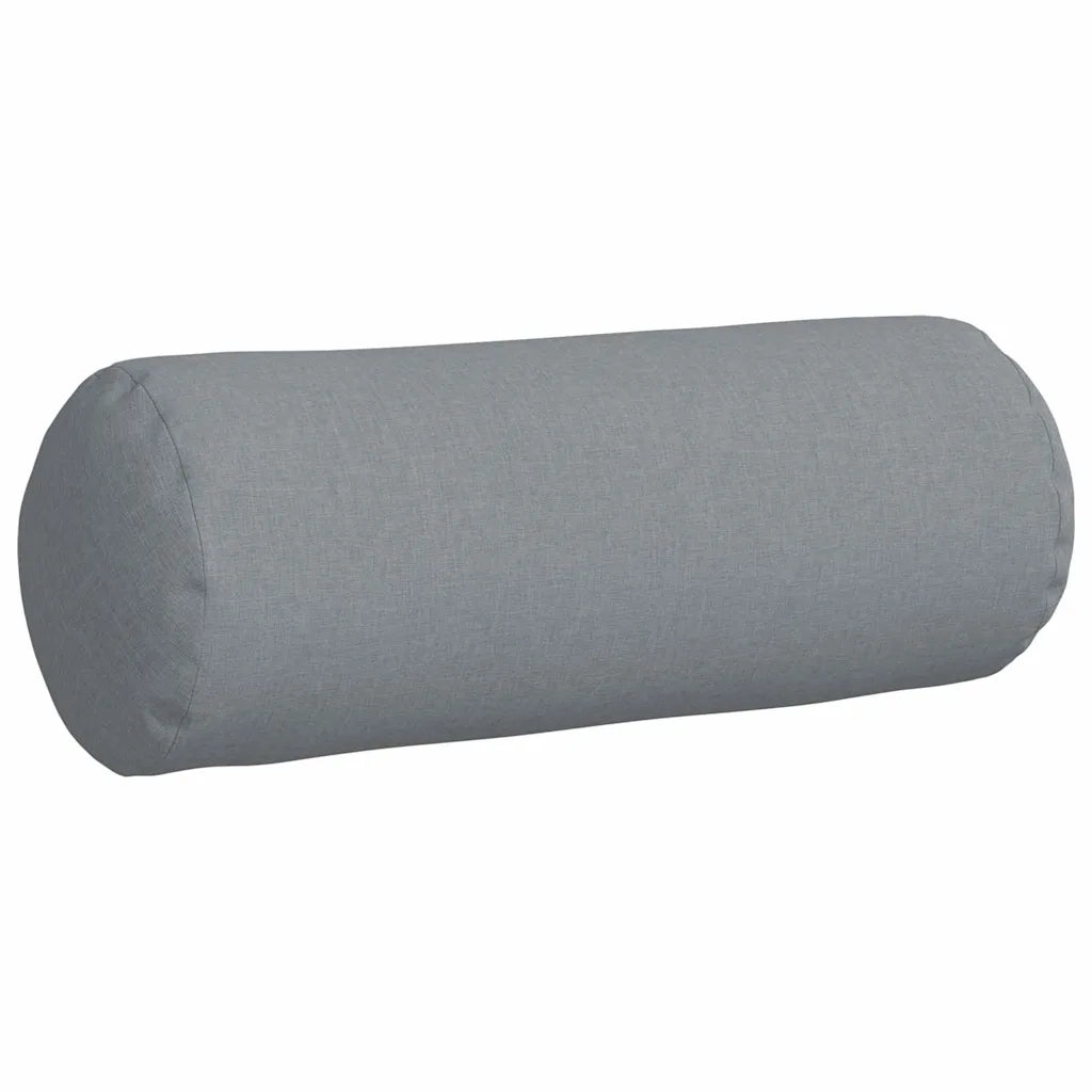 Cuscini a rullo 2 pz | Cuscini per sedie Grigio chiaro ? 25 x 70 cm Tessuto