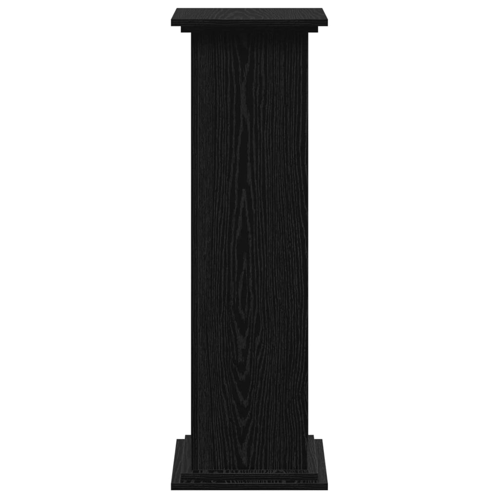 Supporto per piante Rovere Nero 33 x 33 x 100 cm 869238