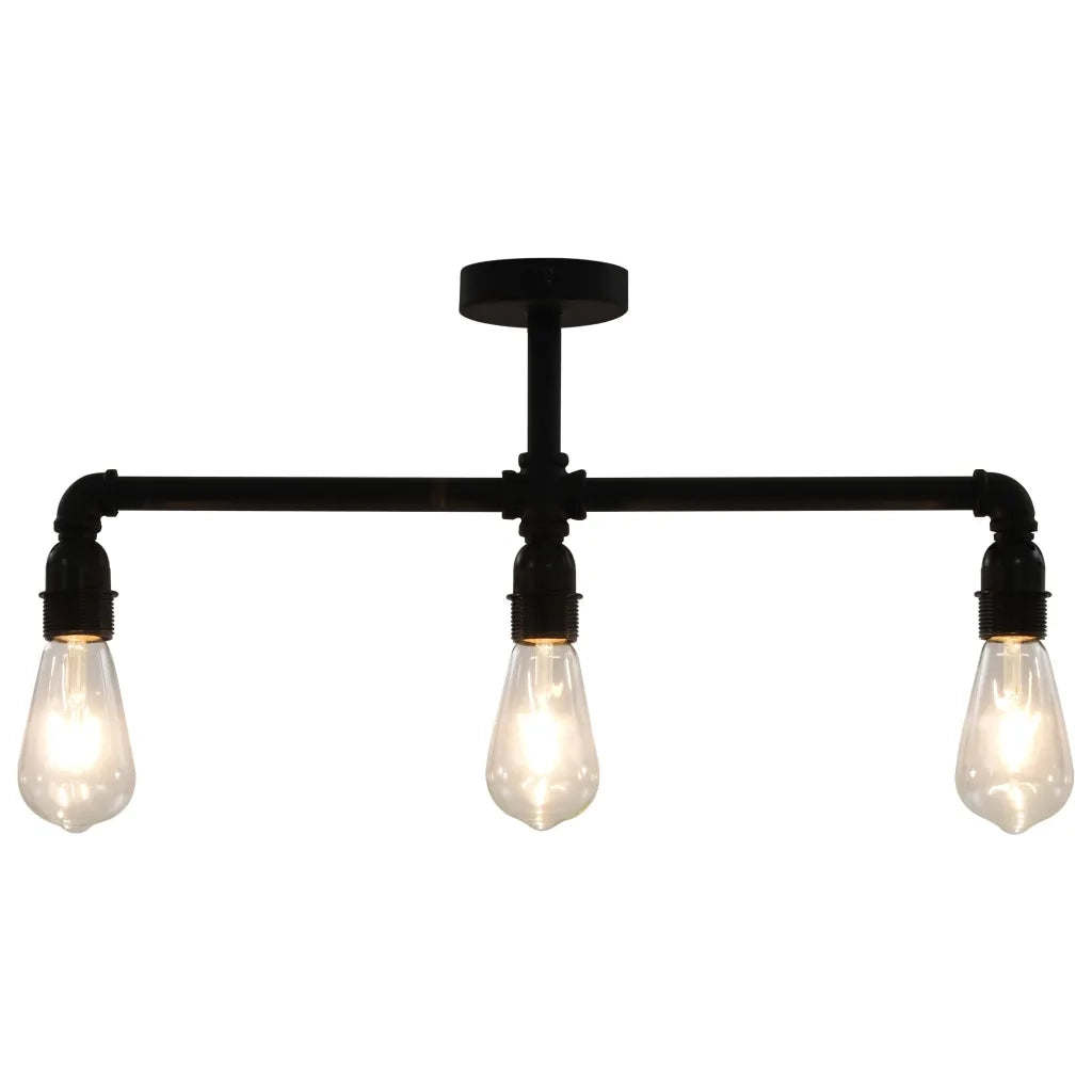 Lampadario Nero per 3 Lampadine E27 281628