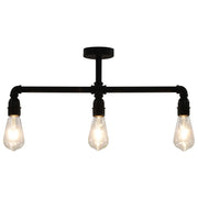 Lampadario Nero per 3 Lampadine E27 281628