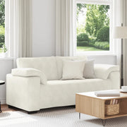 Divano Divanetto Crema 180x77x82 cm in Velluto 4105275