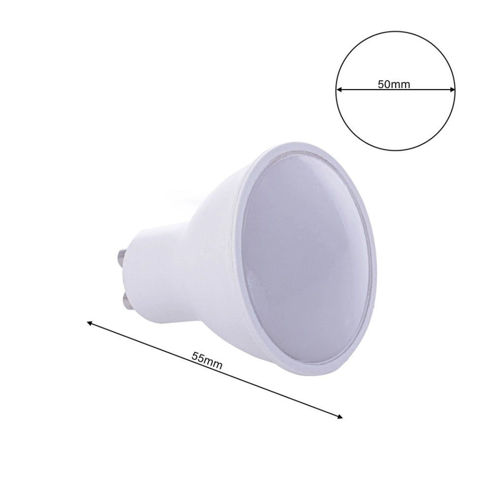 Lampadina LED GU10 6,5W 560lm 3000K Eko-Light bianca