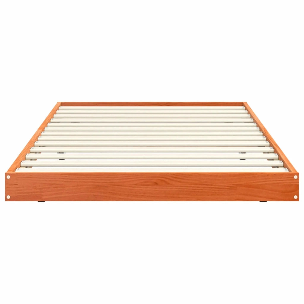 Struttura del letto Marrone cerato 90 x 200 cm Pino massello 864058