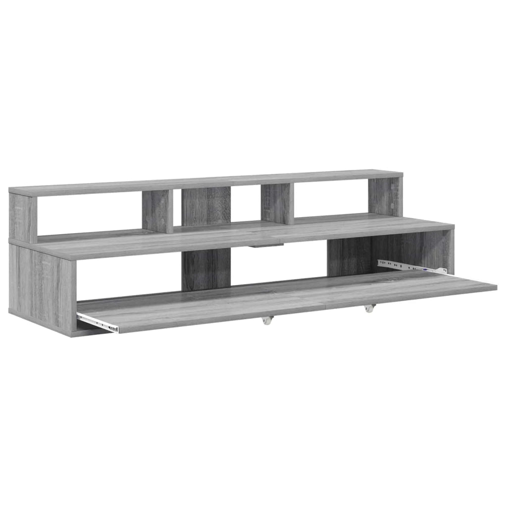 Scrivania studio Sonoma grigio 152 x 42,5 x 36 cm 8006721