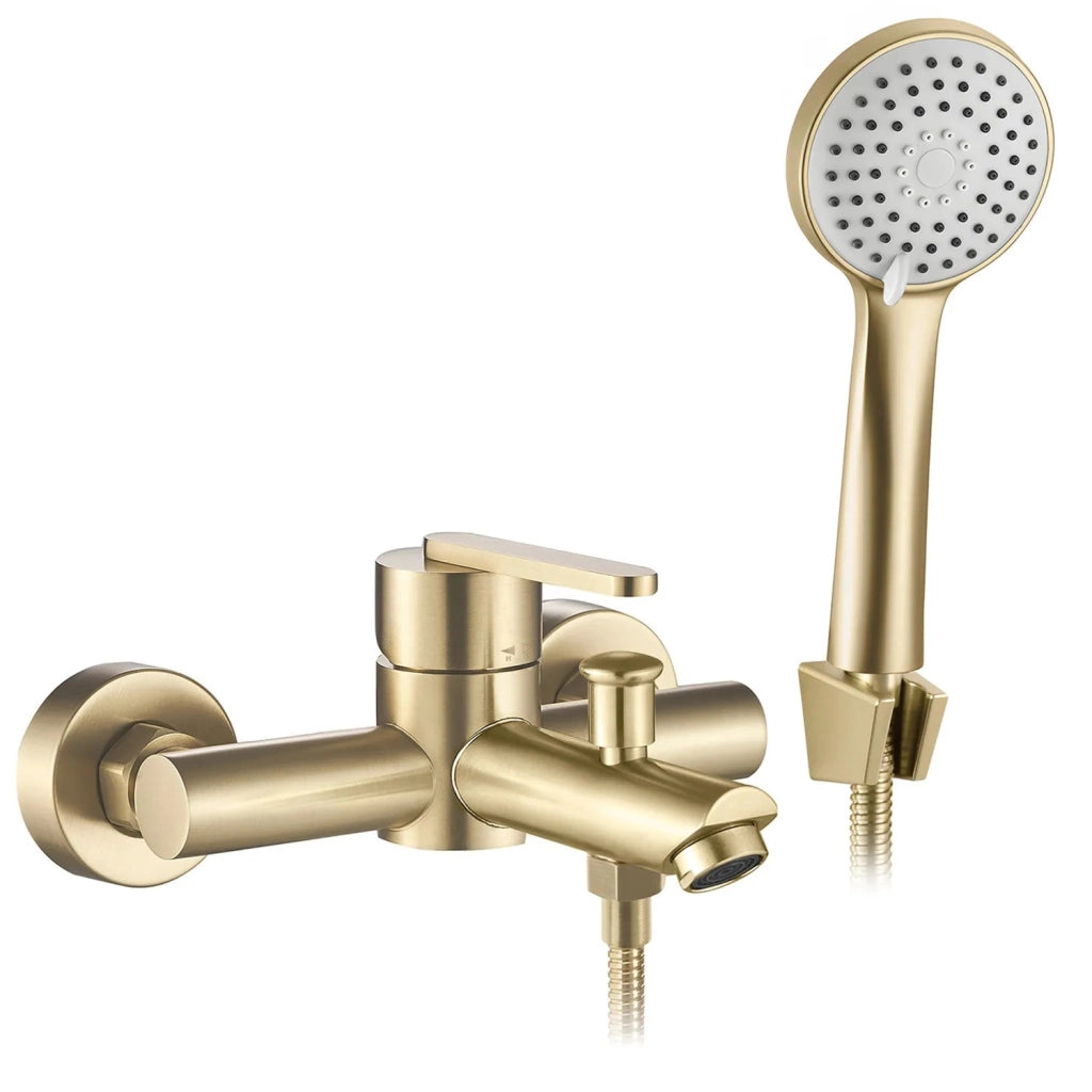 Rubinetto Da Vasca Rea Ontario Brush Gold