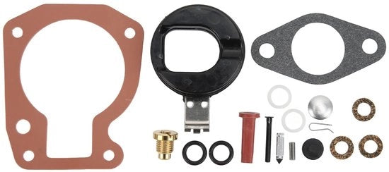 Kit di riparazione carburatore 18 componenti - sostituzione 439070 - facile da installare - materiale di alta qualità - duraturo - per motori fuoribordo Evinrude