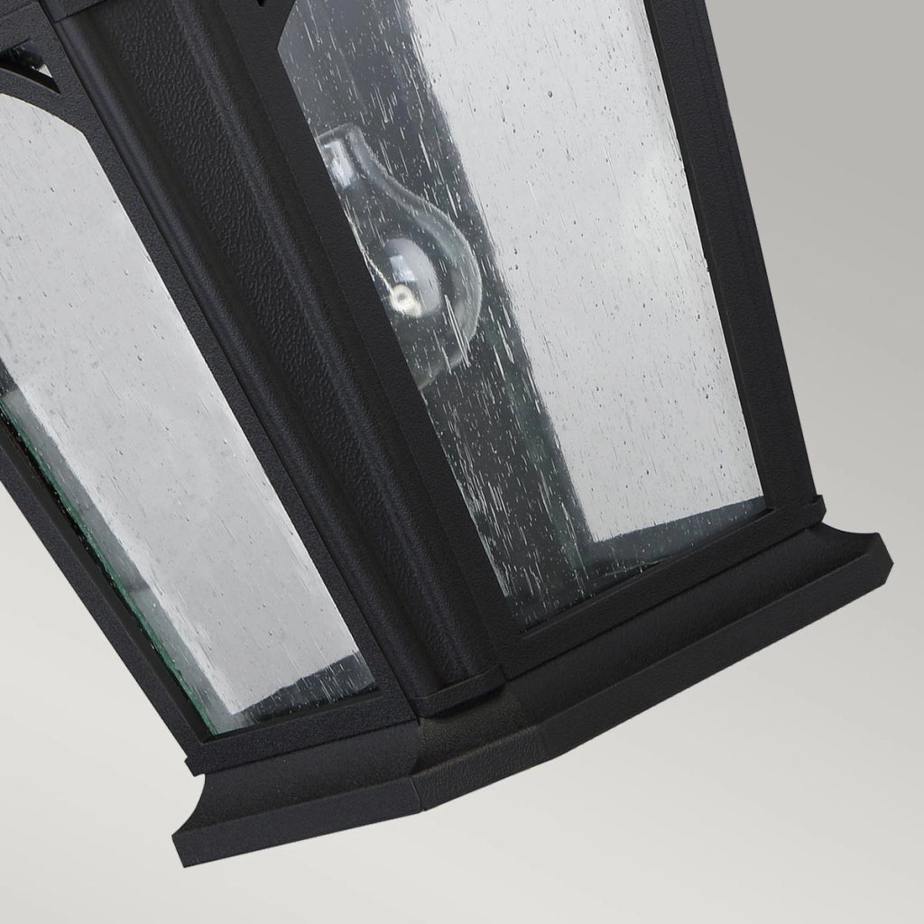 Applique da esterno nera E27 60W IP44 Bedford Quoizel