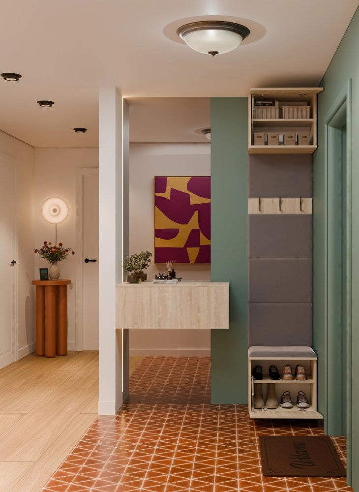 Guardaroba appendiabiti HAGA 1w rovere sonoma