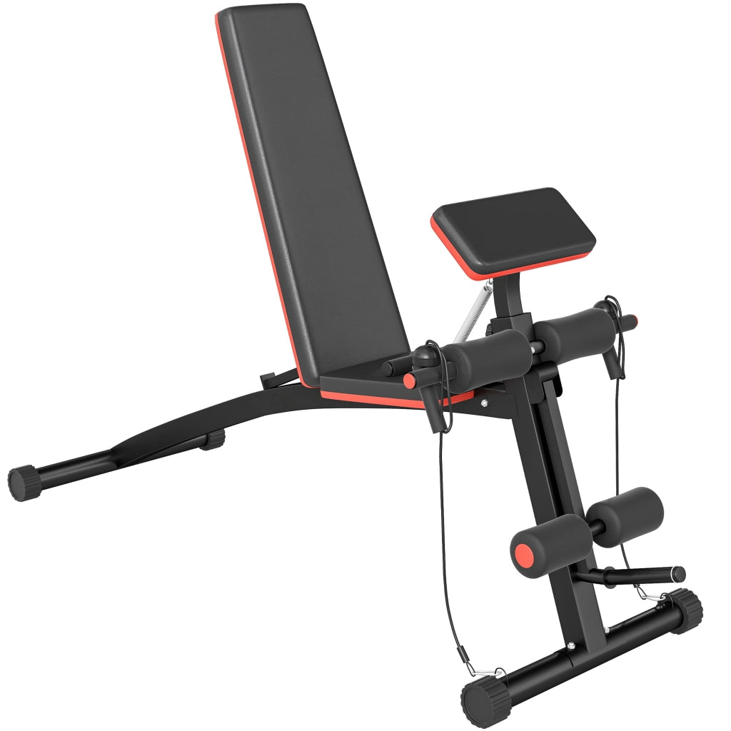 Panca Pieghevole per Palestra ¨C Minimal ¨C Rosso