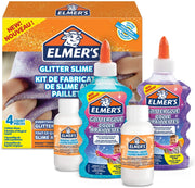 ELMER'S GLITTER SLIME KIT CON COLLA GLITTERATA VIOLA E BLU