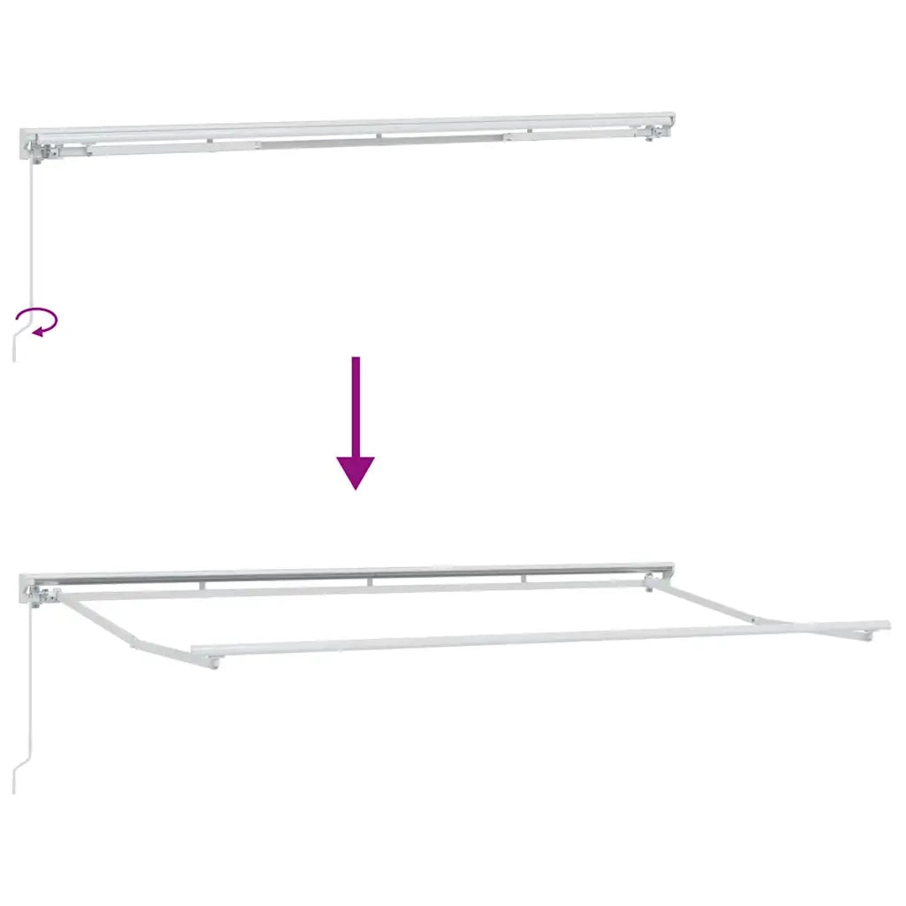 Struttura della tenda Antracite 350 x 200 cm 3329649
