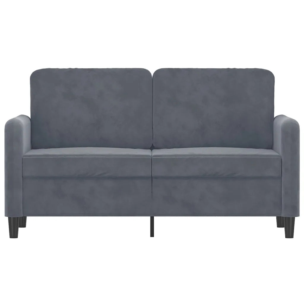 Divano a 2 Posti-Sofa 2 Posti grigio scuro 120 cm in Velluto 699593