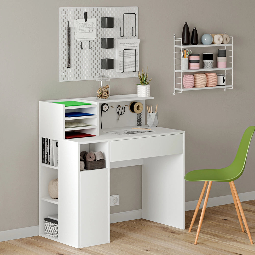 Vicco Scrivania Bianco 100 x 50 cm