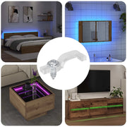 Clip per Striscia LED 12 pcs Trasparente 23,8 x 7,3 x 4,3 mm 864930
