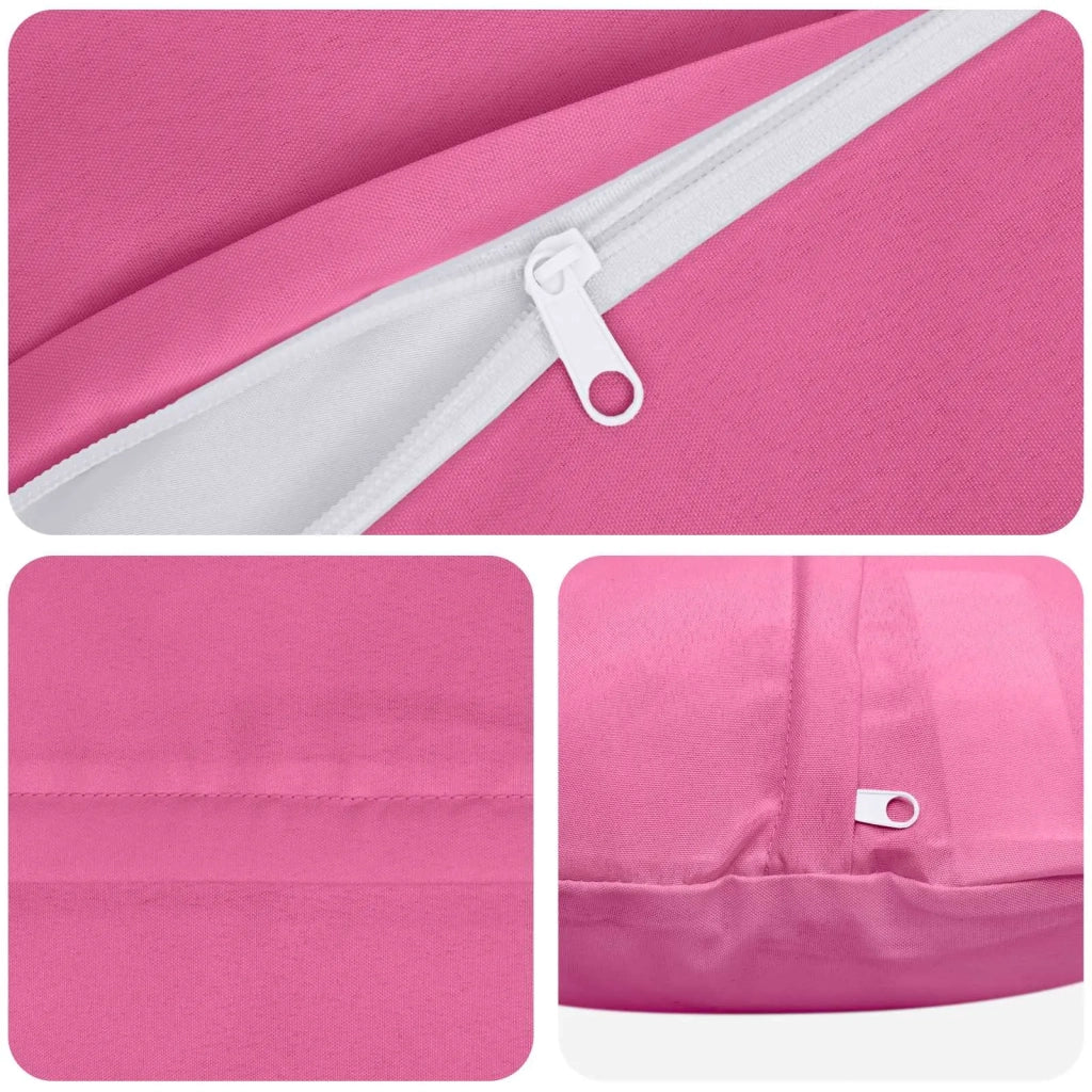Federa 2 pcs HEERLEN Rosa Ø 40 cm Poliestere 922363