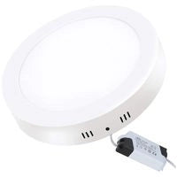 PANNELLO 18W PLAFONIERA faretto LED ROTONDO da ESTERNO luce Calda 3200k - Tech-It