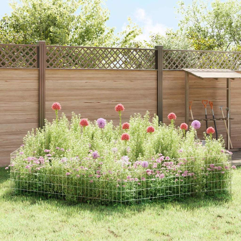Recinzione da Giardino con Picchetti 12 pcs 75 x 50 cm Mesh 42042970