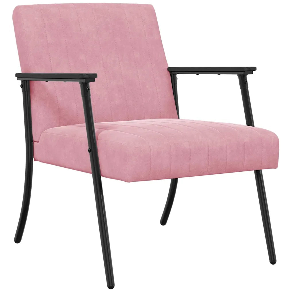 poltrona Rosa 59 x 75 x 78 cm Velluto 42017683