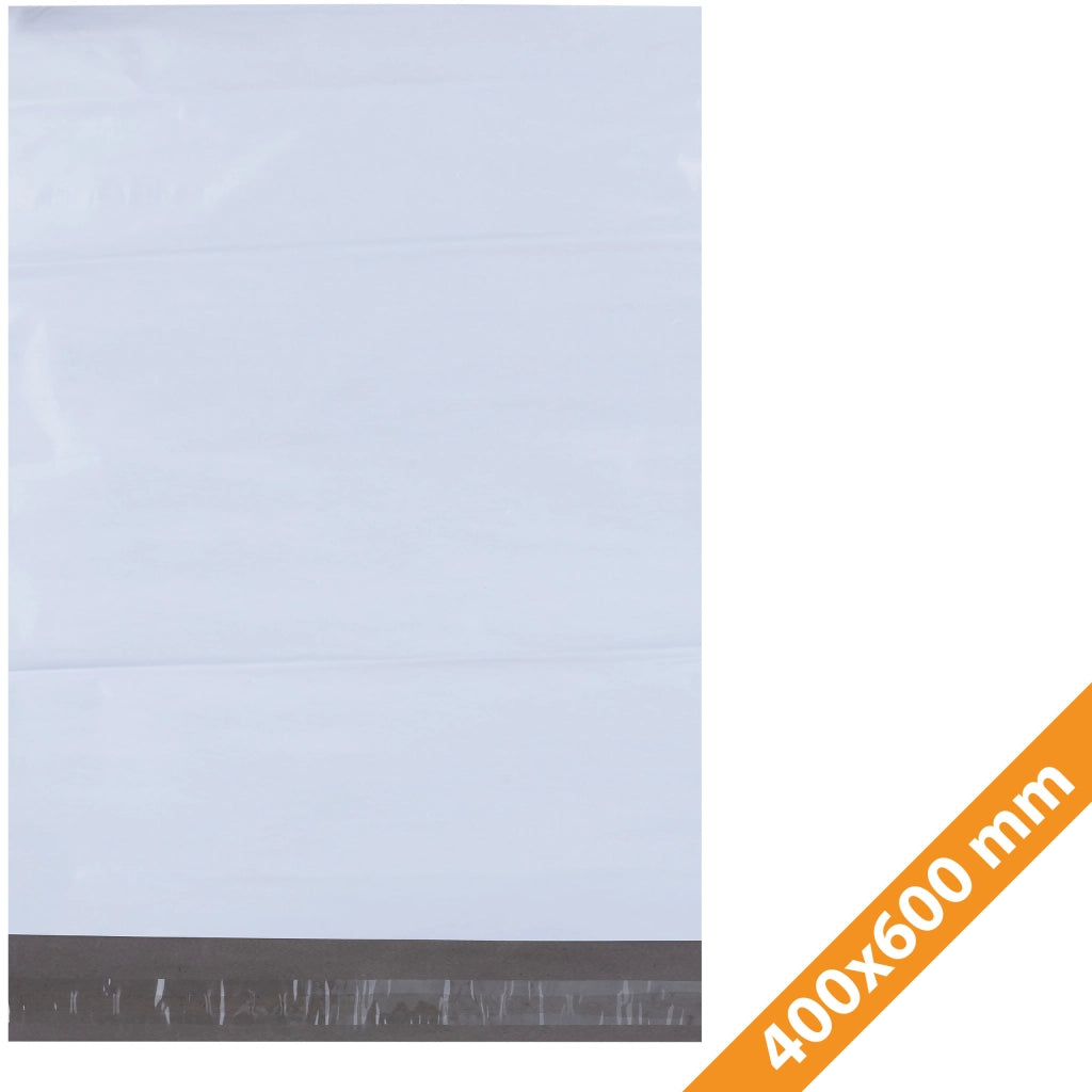 Buste per Spedizioni Bianche 400 x 600 mm 100 Pezzi – LDPE Resistente, Impermeabile