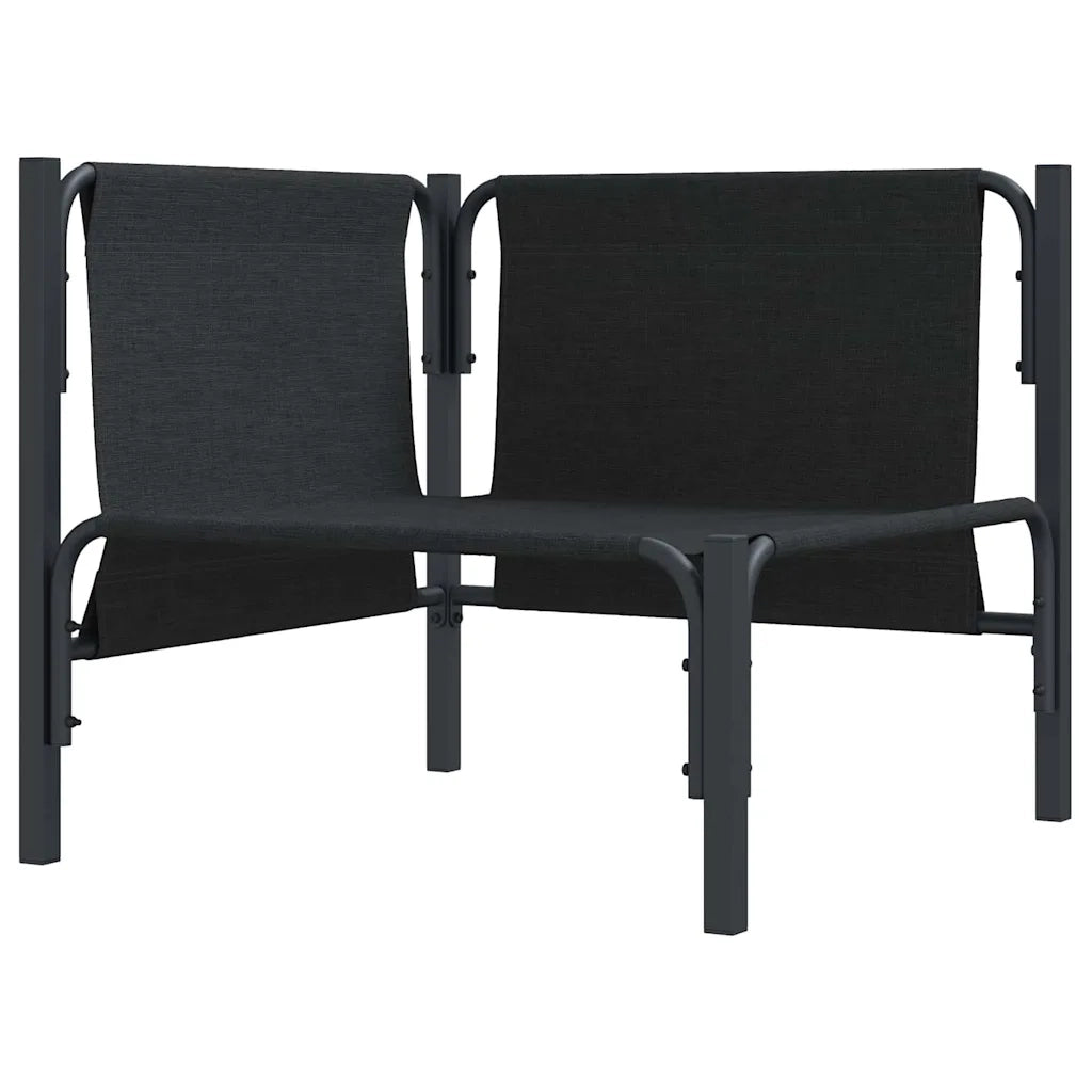 Mobili da Esterno con cuscino Antracite 80 x 80 x 71 cm Acciaio