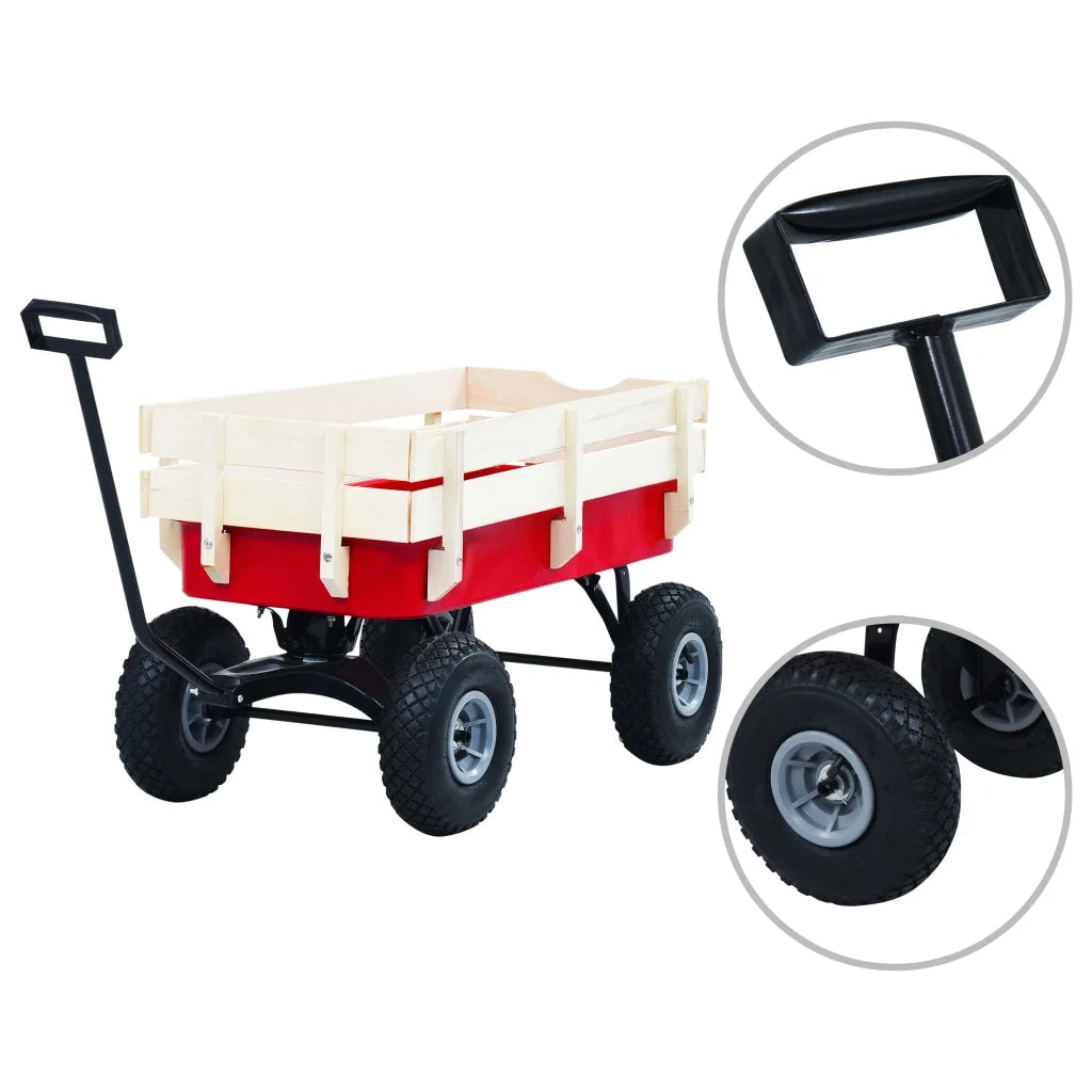 Carrello a Mano 150 kg Rosso 145508