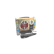 Trade Shop - Cassa Amplificata Mp3 Usb Micro Sd Line In Microfono Chitarra Volumi Echo Mk-b70 -